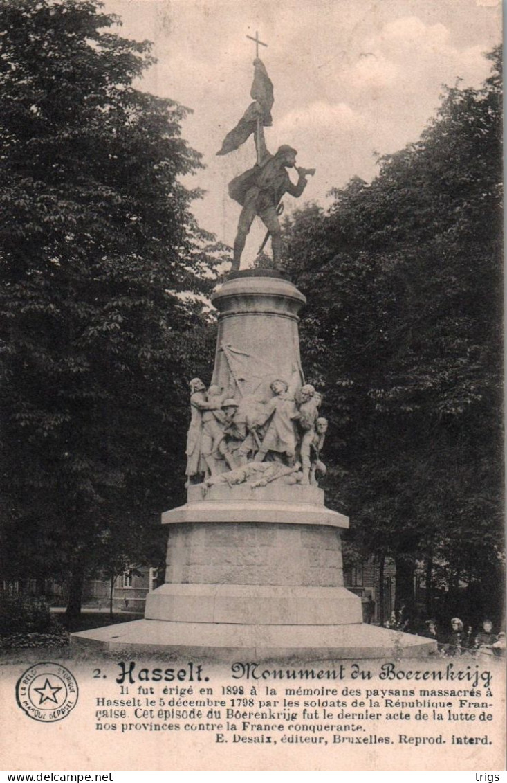 Hasselt - Monument Du Boerenkrijg - Hasselt