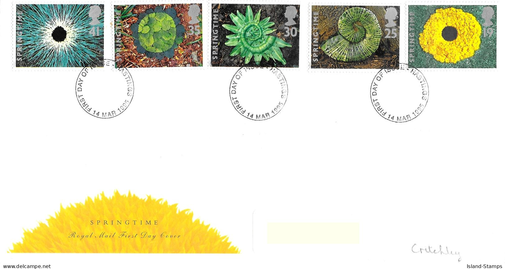 1985 Springtime Addressed FDC Tt - 1981-1990 Decimal Issues