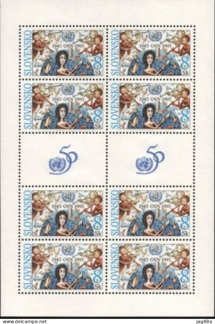 SLOVAKIA.  1995/50th Anniversary Of The United Nations Organisation[S/S].. MintNH. - Neufs