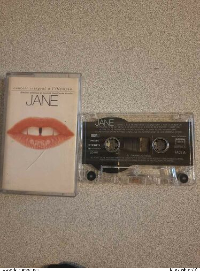 K7 Audio : Jane ( Concert Intégral à L'Olympia) - Cassettes Audio