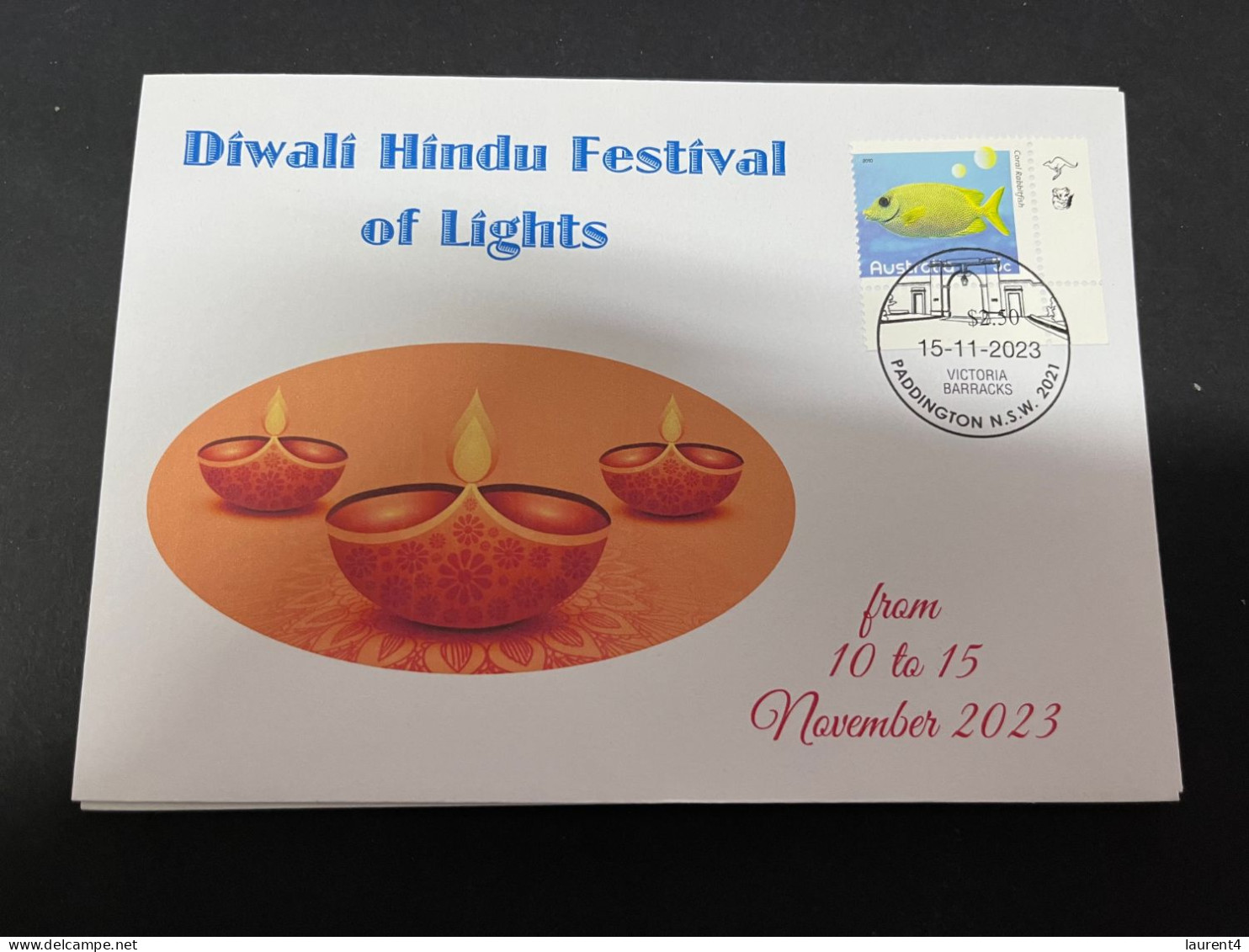 8-3-2024 (2 Y 30) Australia - Diwali Hindu Festival Of Lights - With Australian Stamp (5 Of 10 Covers) - Altri & Non Classificati