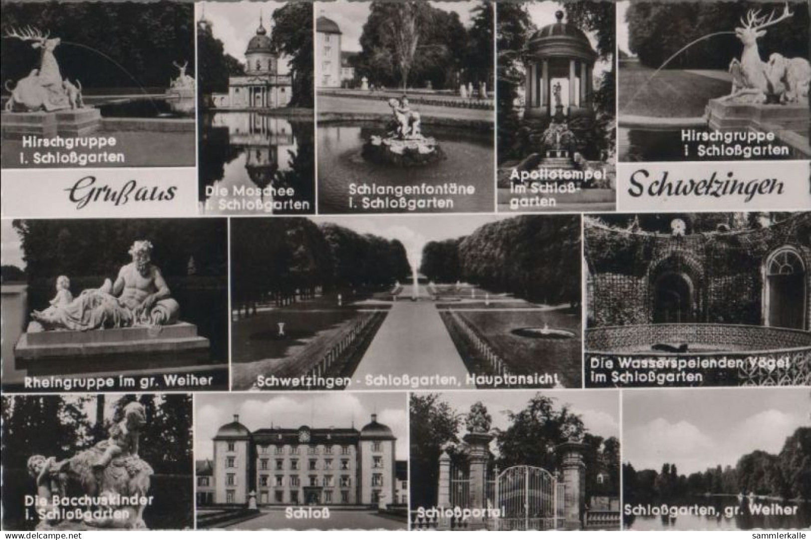 41024 - Schwetzingen - U.a. Bacchuskinder Im Schlossgarten - Ca. 1960 - Schwetzingen