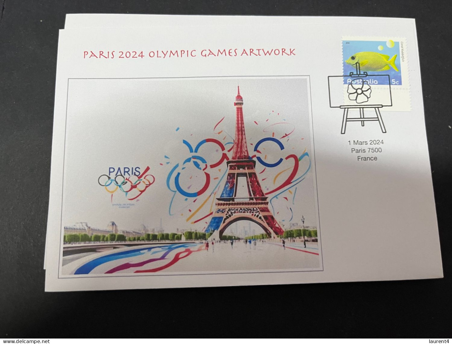 8-3-2024 (2 Y 30) Paris Olympic Games 2024 - 2 (of 12 Covers Series) For The Paris 2024 Olympic Games Artwork - Verano 2024 : París