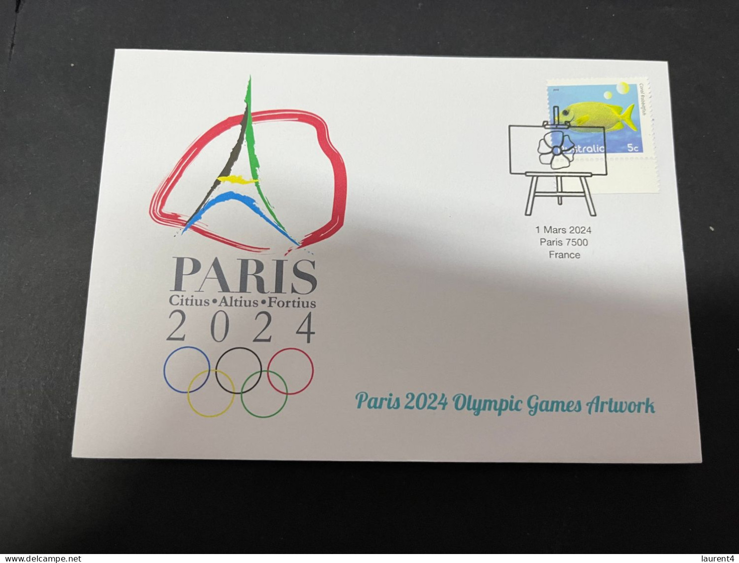 8-3-2024 (2 Y 30) Paris Olympic Games 2024 - 2 (of 12 Covers Series) For The Paris 2024 Olympic Games Artwork - Estate 2024 : Parigi