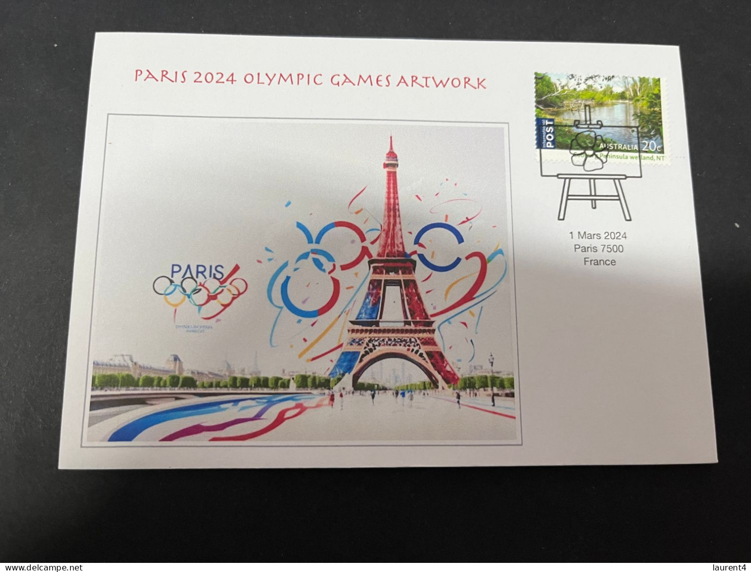 8-3-2024 (2 Y 30) Paris Olympic Games 2024 - 1 (of 12 Covers Series) For The Paris 2024 Olympic Games Artwork - Summer 2024: Paris