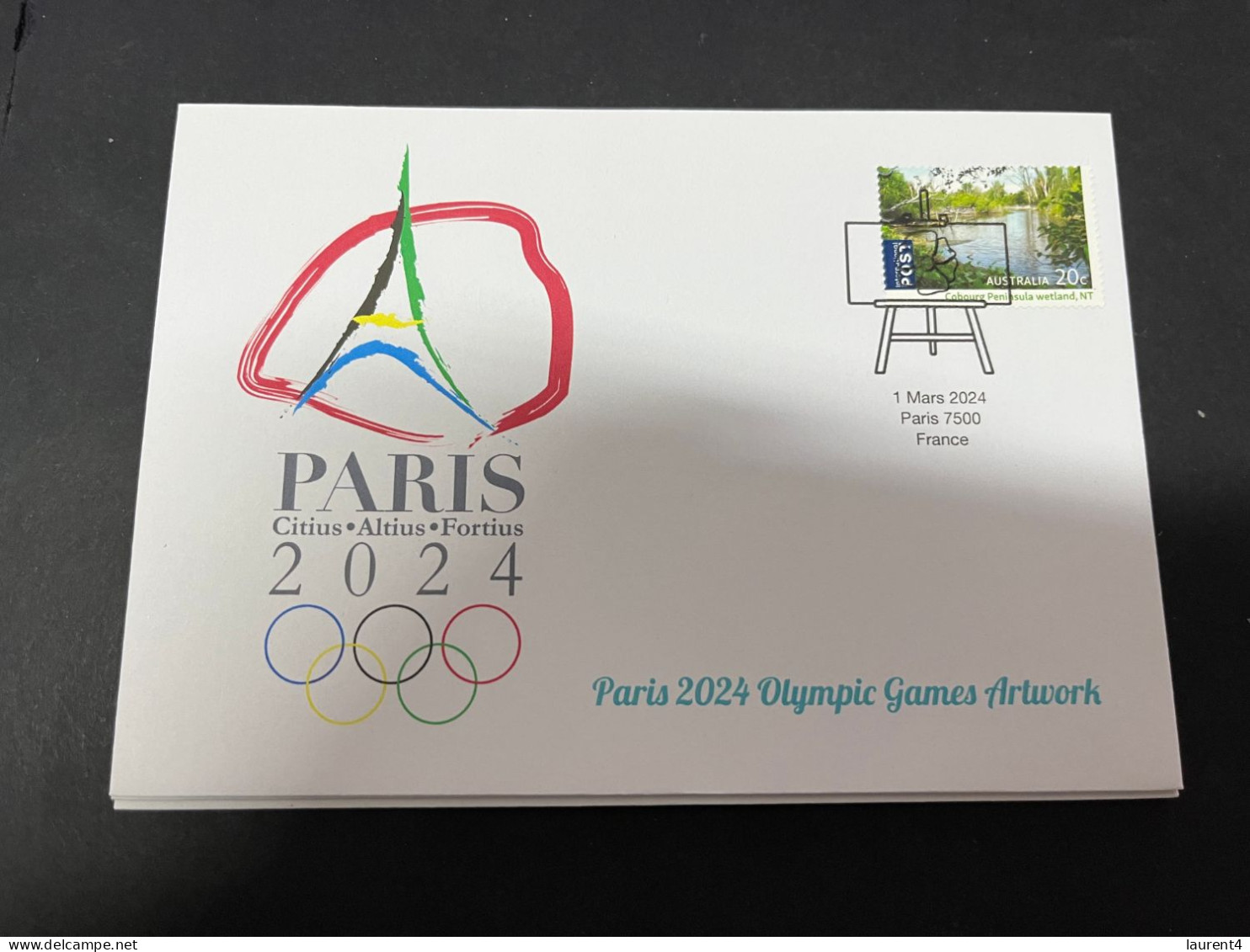 8-3-2024 (2 Y 30) Paris Olympic Games 2024 - 1 (of 12 Covers Series) For The Paris 2024 Olympic Games Artwork - Estate 2024 : Parigi