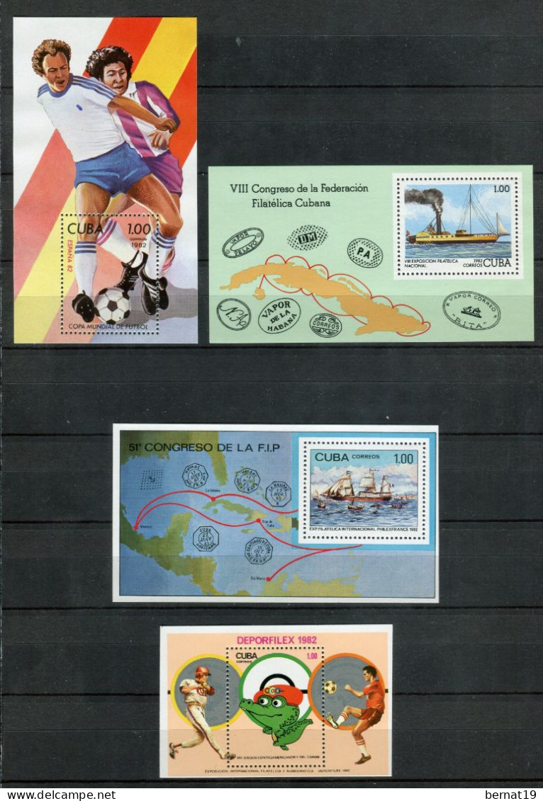 Cuba 1982 Completo ** MNH. - Komplette Jahrgänge