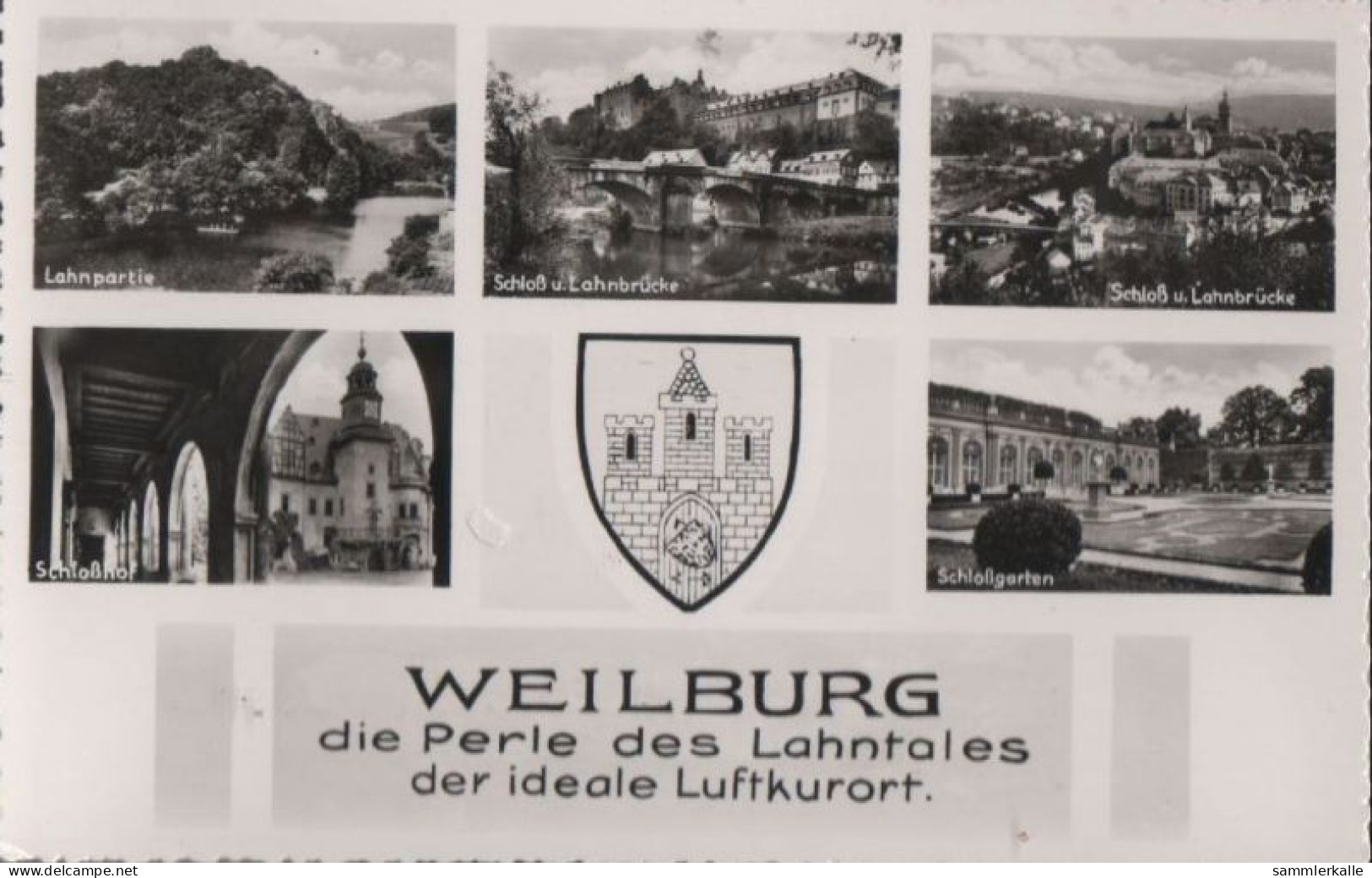 60076 - Weilburg - U.a. Schloss Und Lahnbrücke - Ca. 1955 - Weilburg
