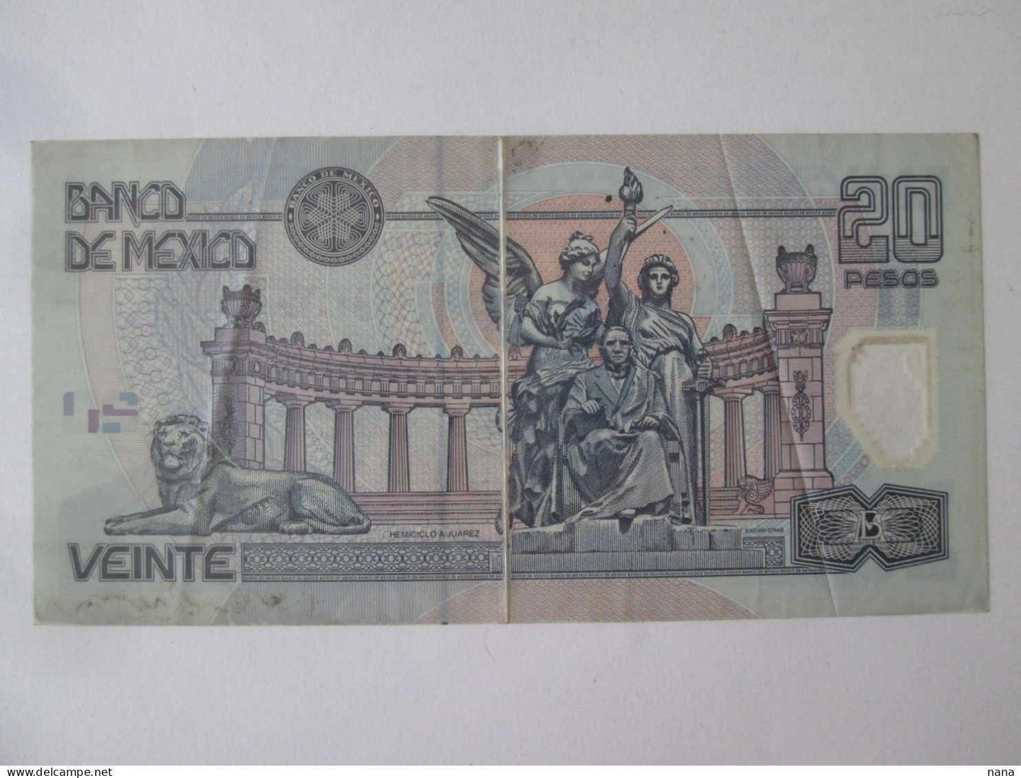 Mexico 20 Pesos 2006 Banknote Rare Date See Pictures - Mexique