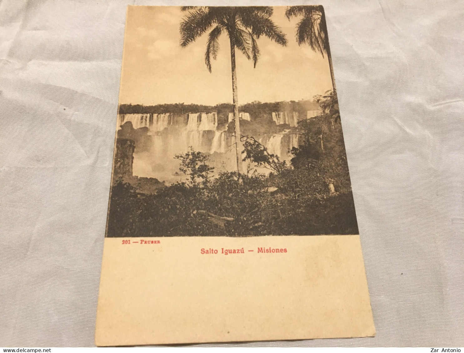 Tarjeta Postal-MISIONES Salto Iguazú 1920 Talleres Peuser - Argentinië