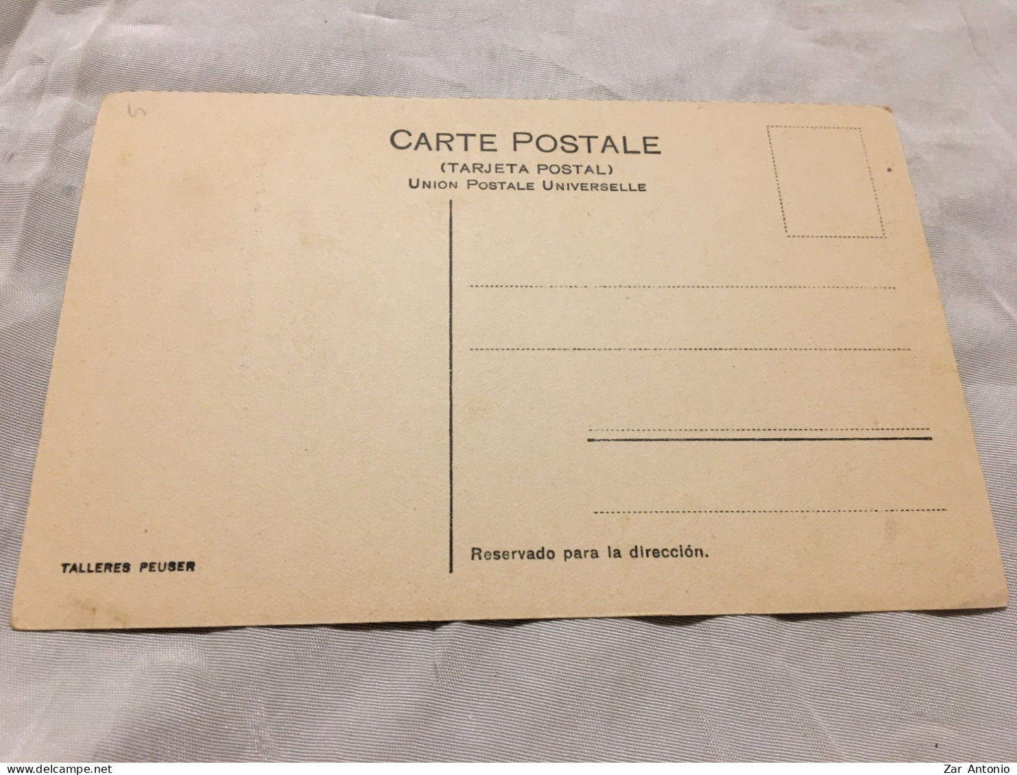 Tarjeta Postal-MISIONES Salto Lanusse  1920 Talleres Peuser - Argentinië