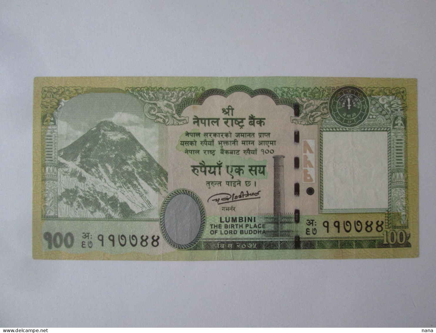 Nepal 100 Rupees 2019 Banknote See Pictures - Népal