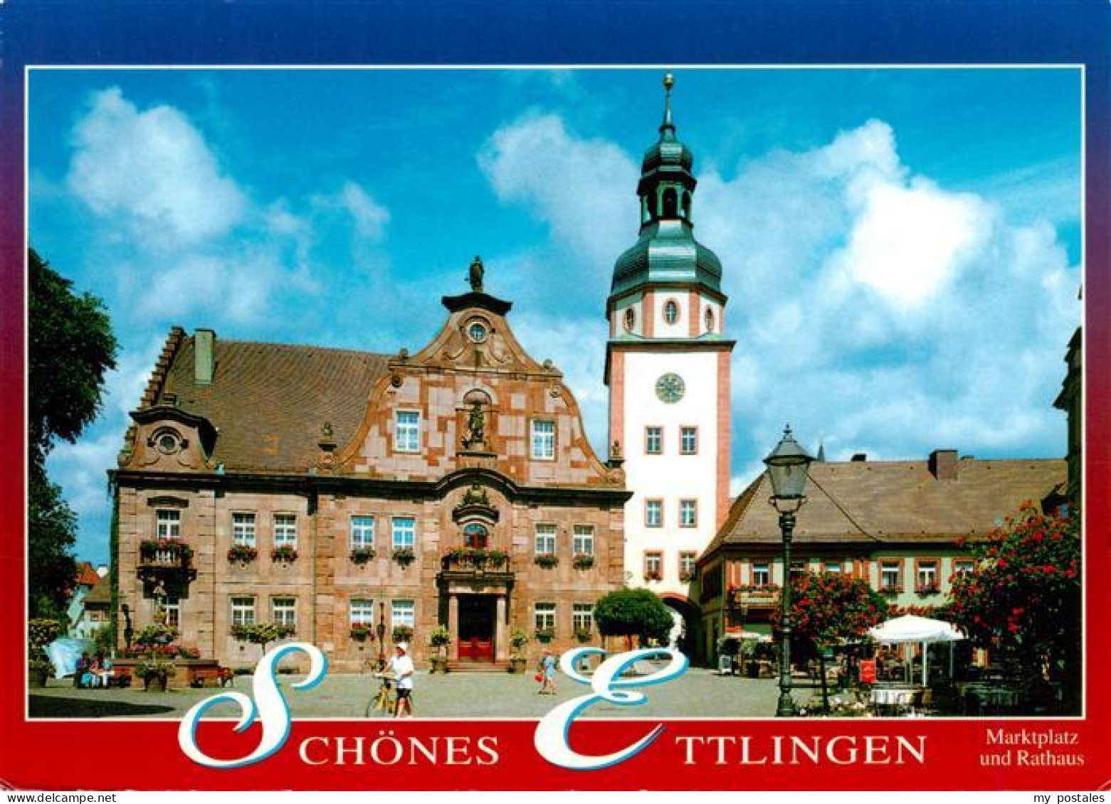 73923200 Ettlingen Rathaus Und Marktplatz - Ettlingen