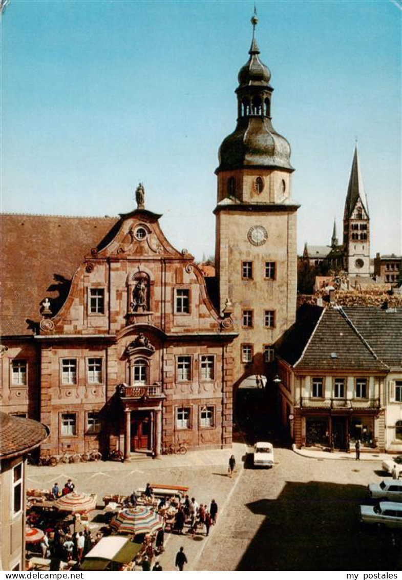 73923178 Ettlingen Rathaus Marktplatz - Ettlingen