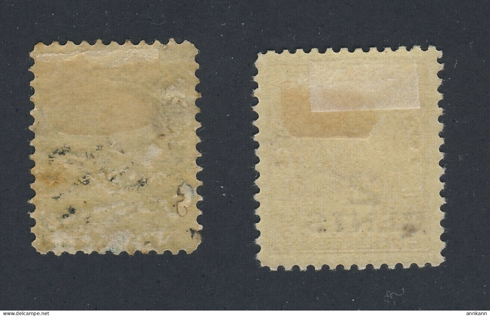 2x Canada MH Stamps #36-2c MH F #140-2c/3c 2-lines MH GD VF Guide Value = $80.00 - Nuovi