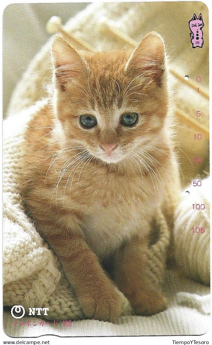 Phonecard - Japan, Kittens 4, N°1160 - Collezioni