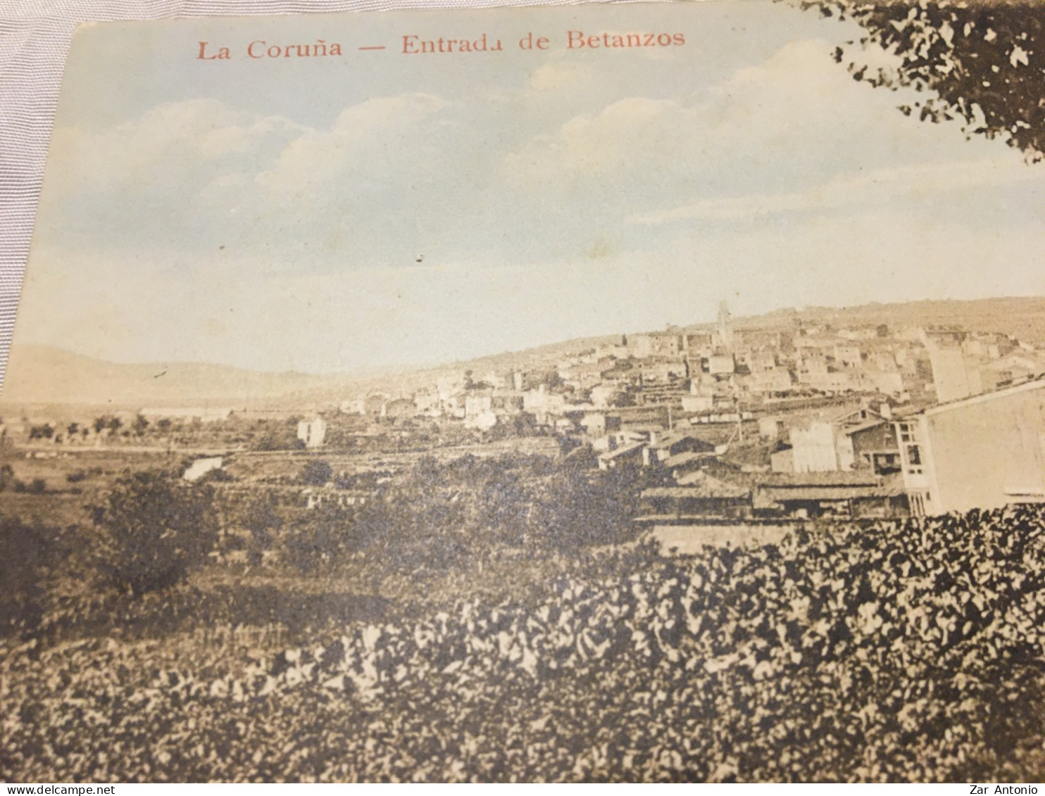Postcard 1920 España La Coruña-Entrada De Betanzos Ed.Coruña - La Coruña