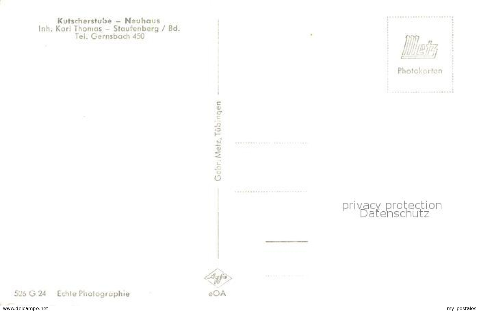 73775721 Staufenberg Gernsbach Kutscherstube Neuhaus Im Schwarzwald Staufenberg  - Gernsbach