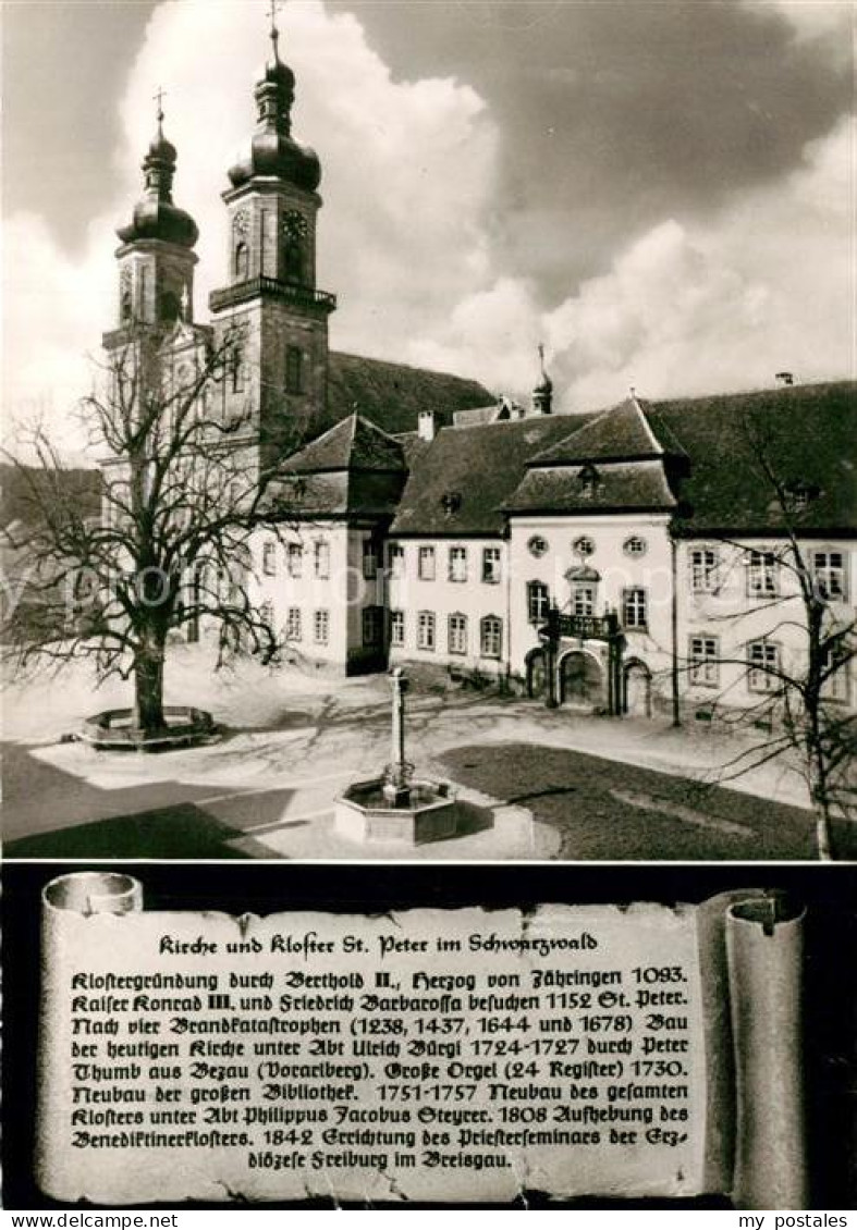 73258359 St Peter Schwarzwald Kirche Und Kloster St Peter St Peter Schwarzwald - St. Peter