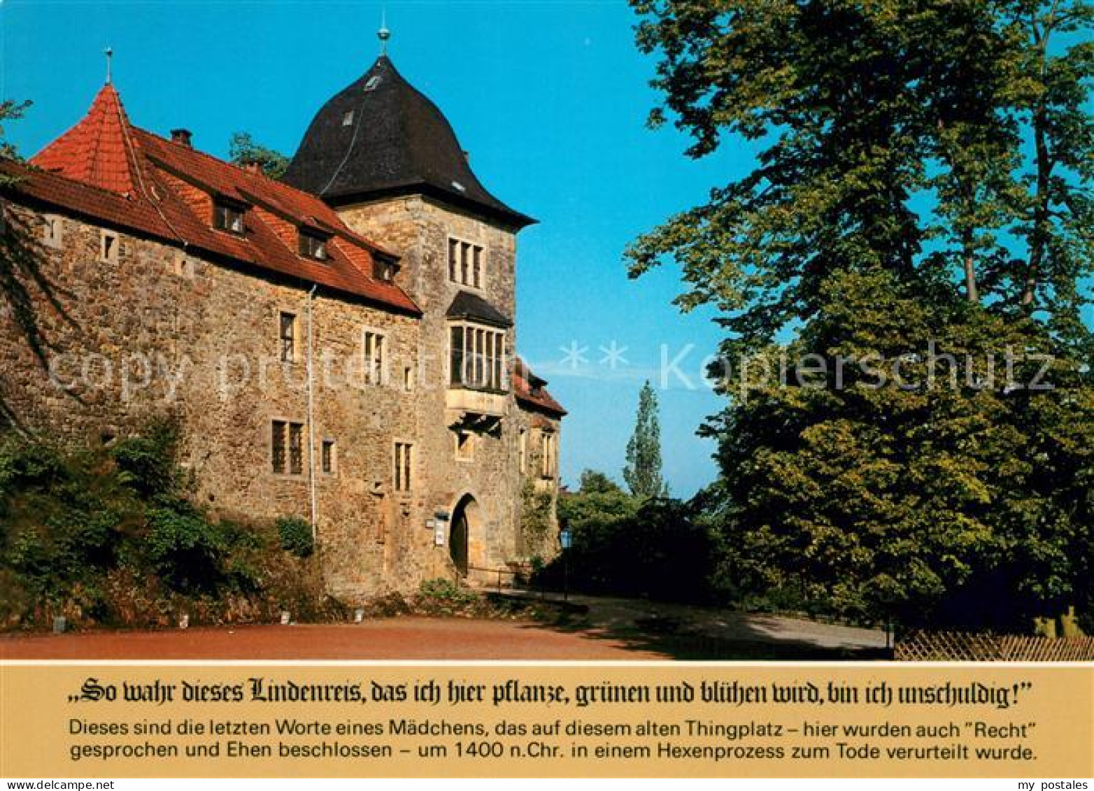 73258319 Schaumburg Rinteln Wesergebirge Torturm Der Schaumburg Mit Amtshaus Und - Rinteln