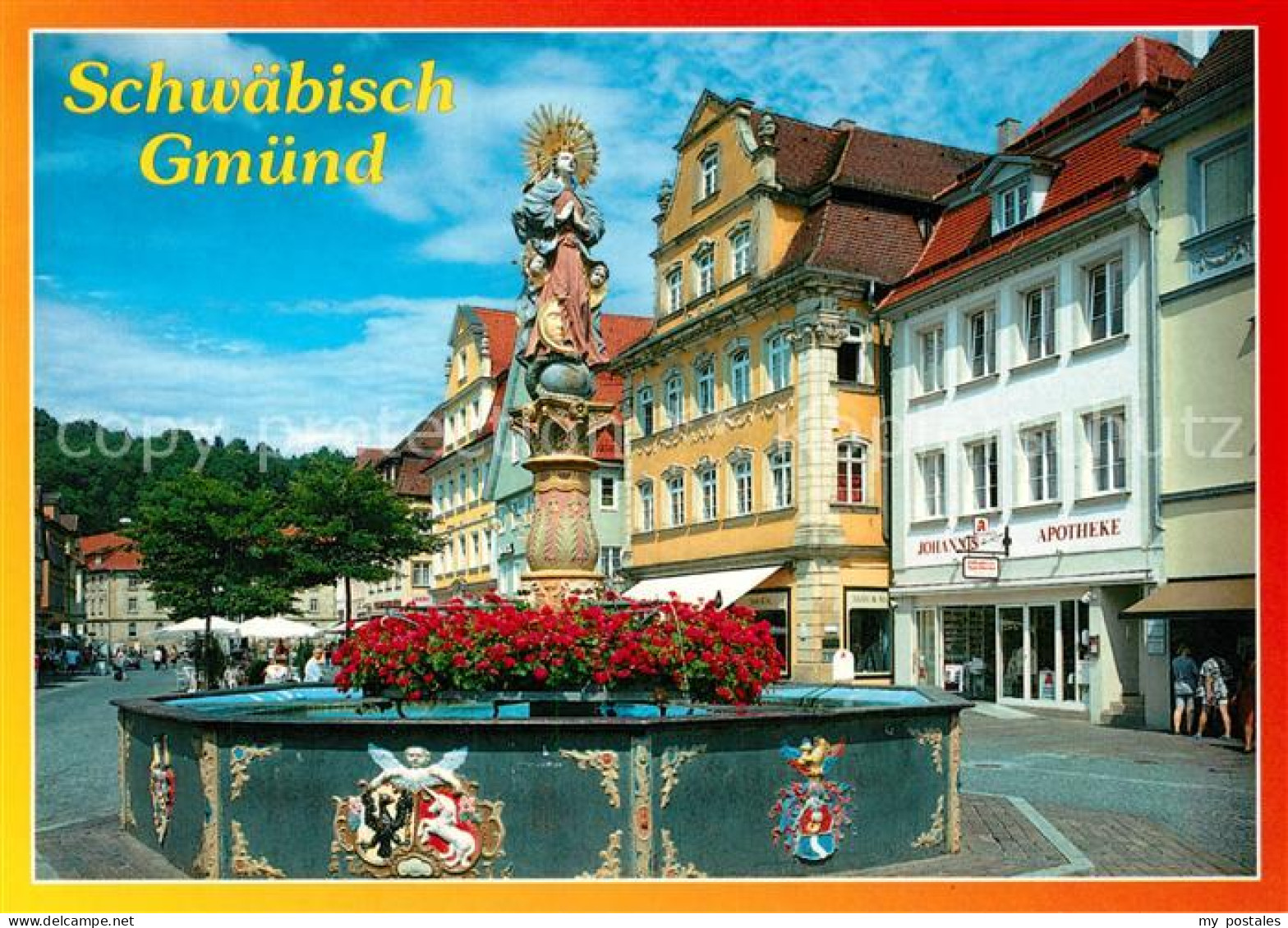 73258249 Schwaebisch Gmuend Marienbrunnen Am Marktplatz Schwaebisch Gmuend - Schwaebisch Gmünd