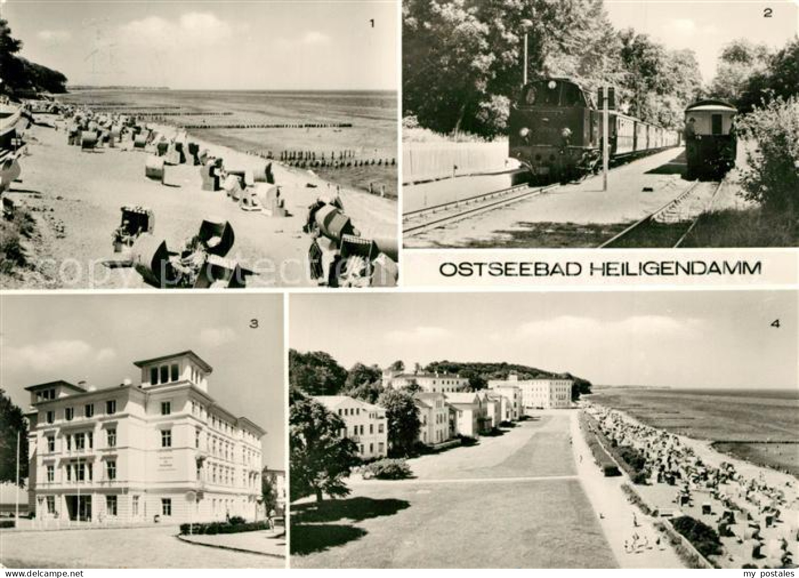 73257374 Heiligendamm Ostseebad Strand Molli Inselbahn Sanatorium Strandpromenad - Heiligendamm