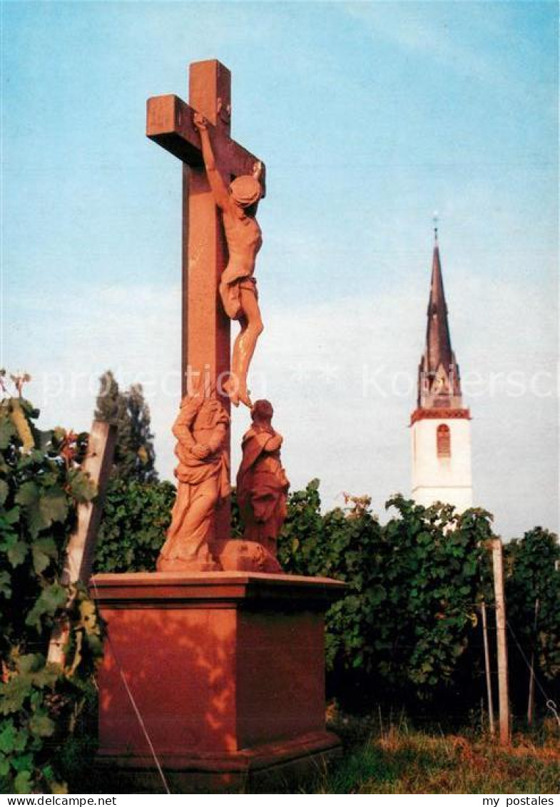 73256514 Erbach Rheingau Kreuzigungsgruppe Katholische Pfarrkirche St Markus Erb - Eltville