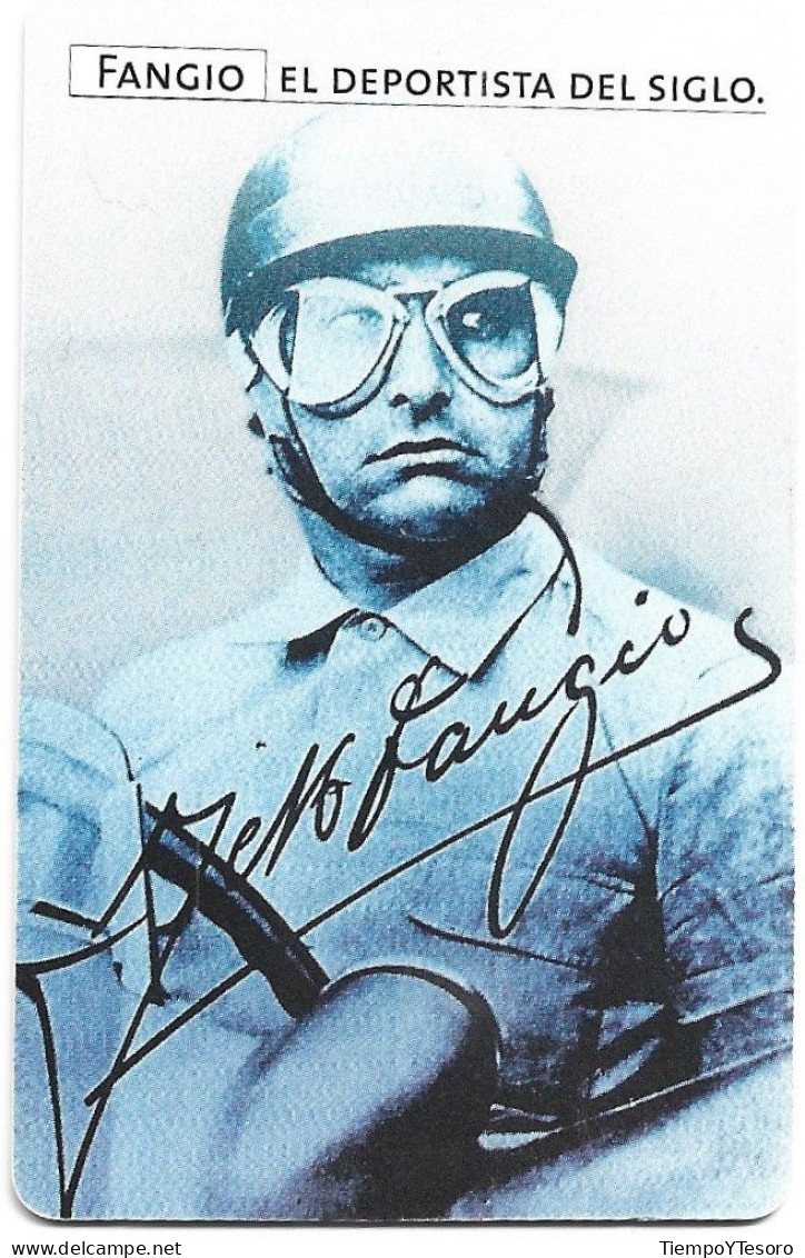 Phonecard - Argentina, Fangio 54/55, N°1195 - Sammlungen