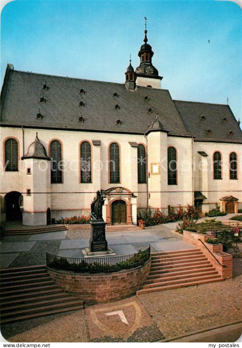 73255382 Oestrich-Winkel Kath Kirche St Walburga Mit Rhabanus Maurus Denkmal Oes - Oestrich-Winkel