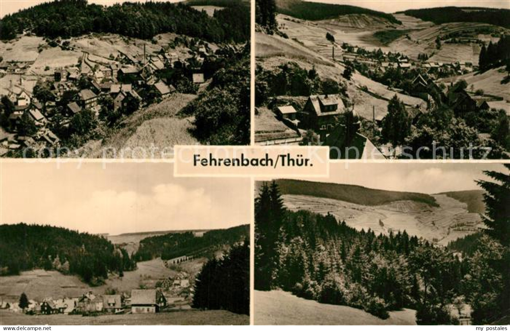 73254953 Fehrenbach Thueringer Wald Panorama Teilansichten Fehrenbach Thueringer - Masserberg
