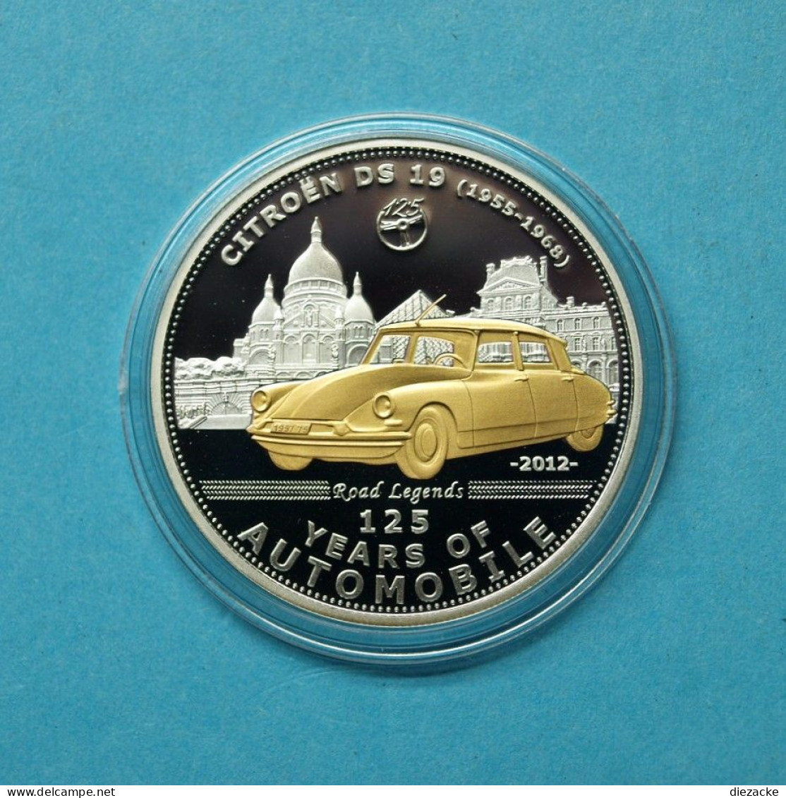 Palau 2012 5 Dollars Automobile Citroen DS 19 PP (M4925 - Zonder Classificatie