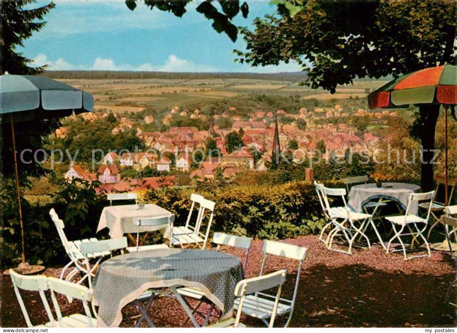 73254842 Melsungen Fulda Panorama Blick Vom Balkon Der Stadt Waldhotel Lindenlus - Melsungen