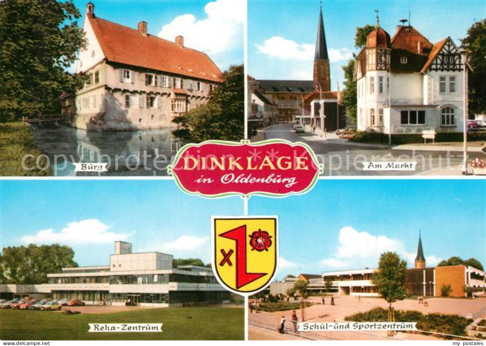 73254018 Dinklage Burg Markt Reha Zentrum Schul Sportzentrum Dinklage - Dinklage