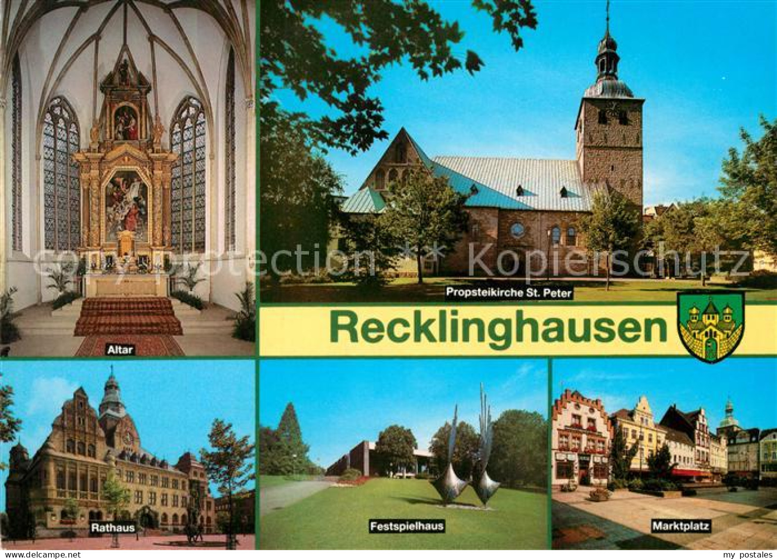 73253470 Recklinghausen Westfalen Altar Propsteikirche Sankt Peter Rathaus Fests - Recklinghausen