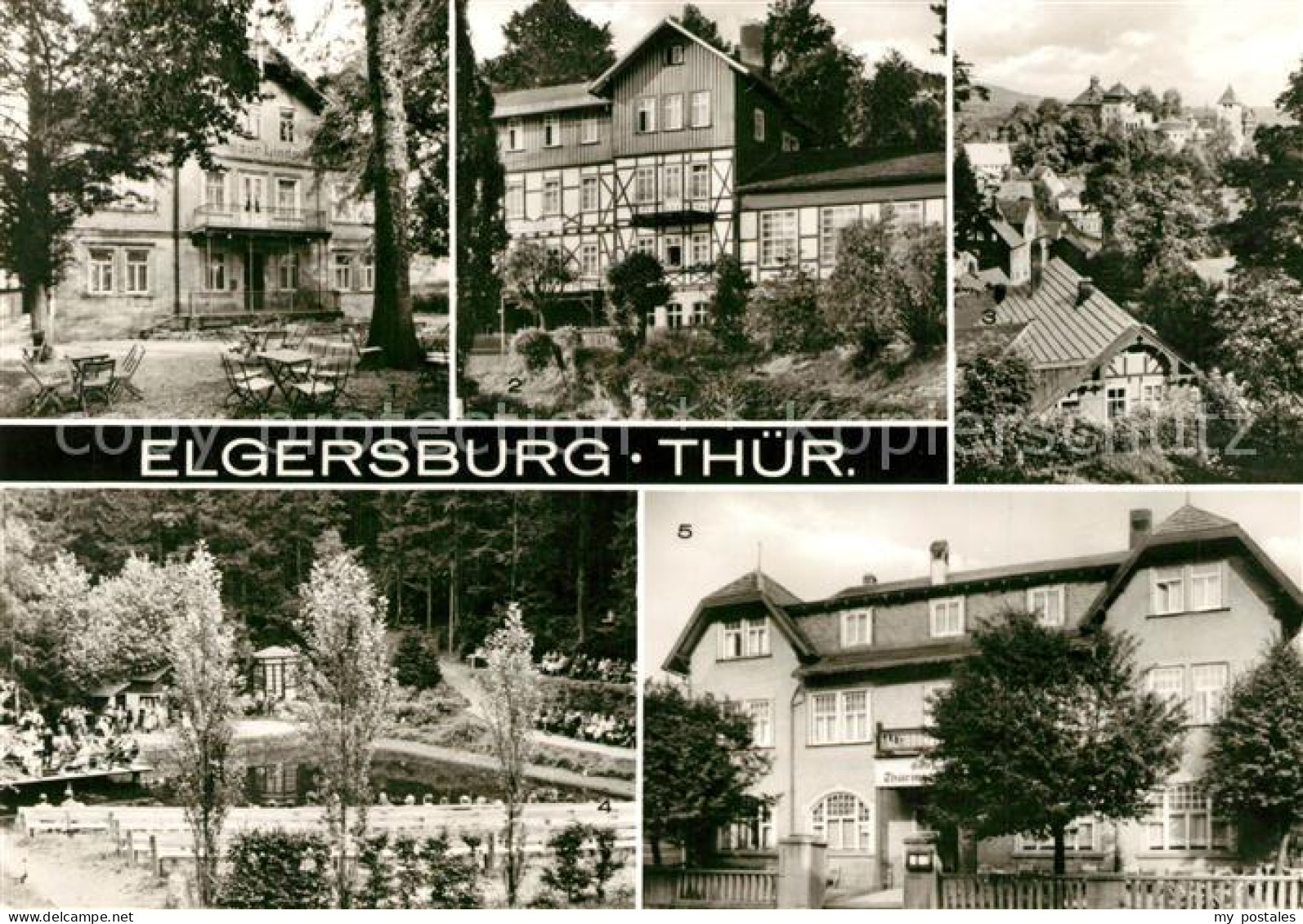 73249140 Elgersburg Hotel Zur Linde Eisenbahnerholungsheim Freilichtbuehne Koern - Elgersburg