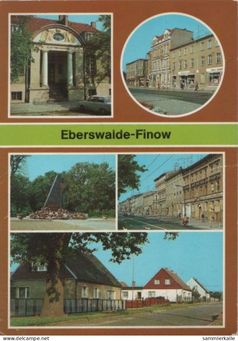 90697 - Eberswalde-Finow - U.a. Denkmal Antifaschistische Widerstandskämpfer - 1989 - Eberswalde