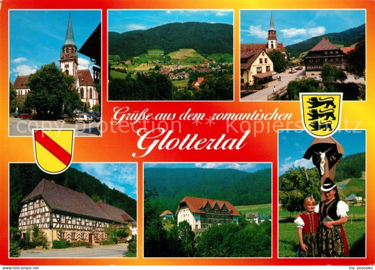 73248224 Glottertal Kirche Hotel Restaurant Fachwerkhaus Schwarzwaldklinik Trach - Glottertal