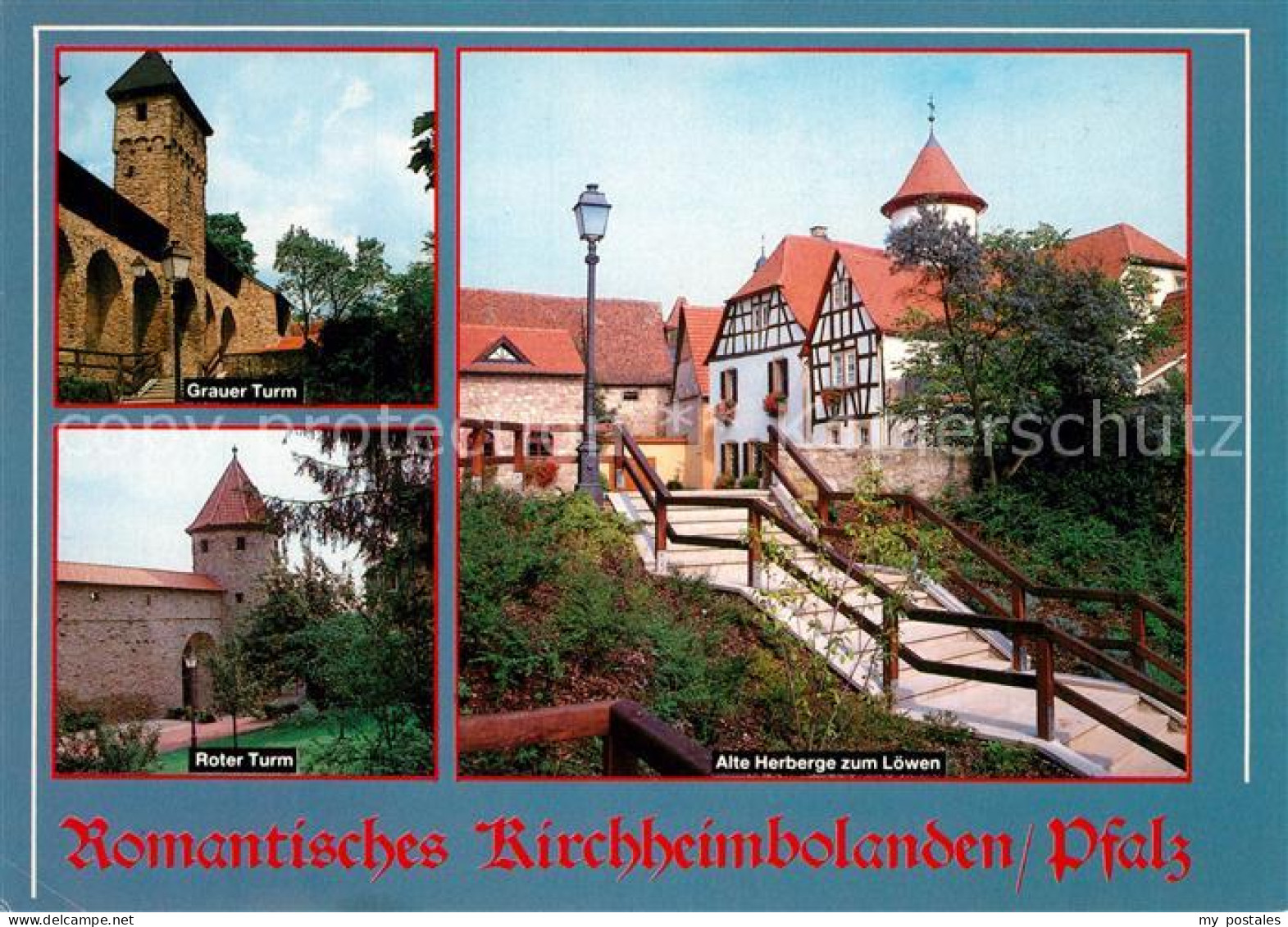 73247950 Kirchheimbolanden Grauer Turm Roter Turm Alte Herberge Kirchheimbolande - Kirchheimbolanden