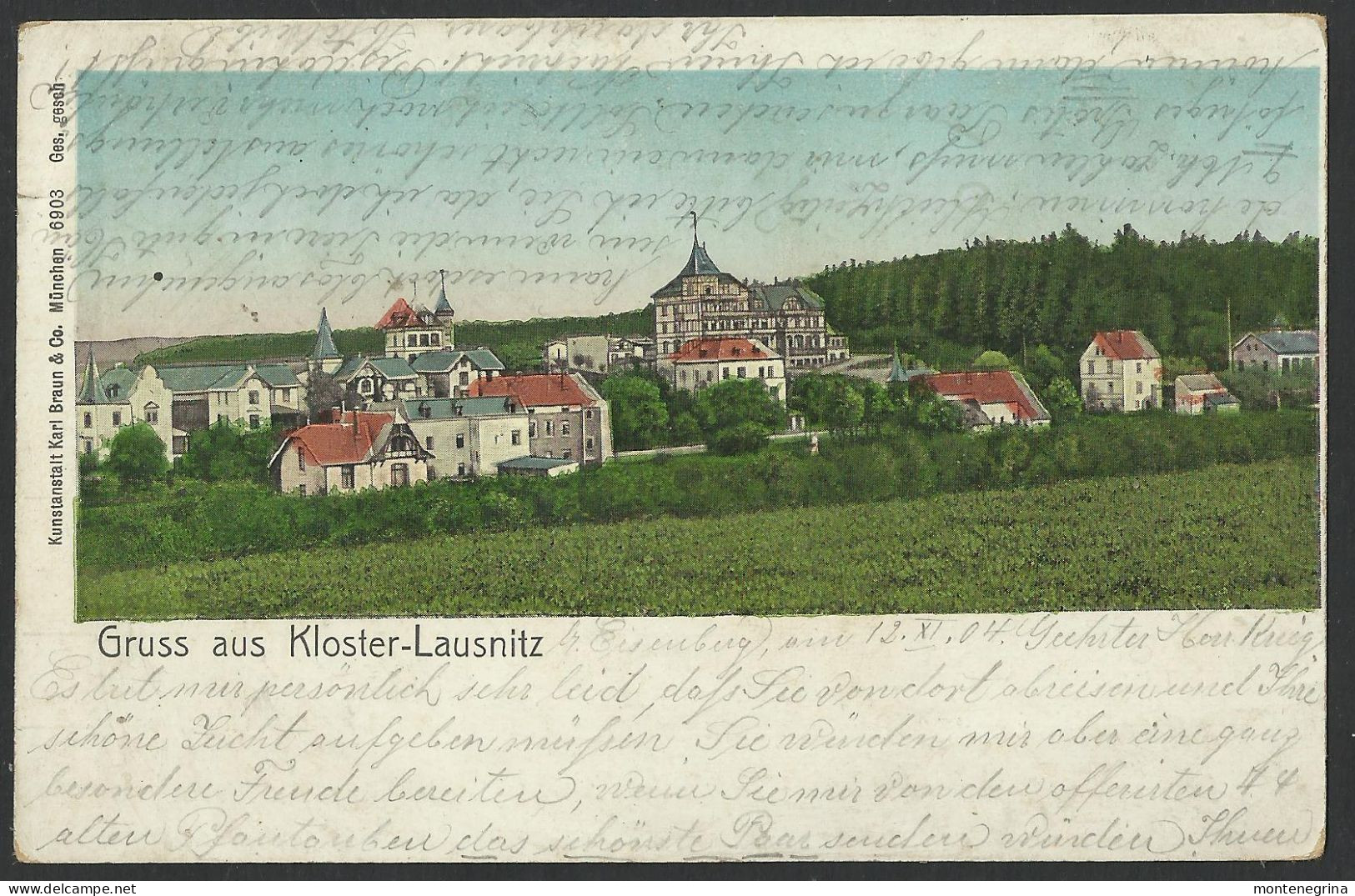 KLOSTERLAUSNITZ - Panorama -  1901 Old Postcard (see Sales Conditions) 09874 - Bad Klosterlausnitz