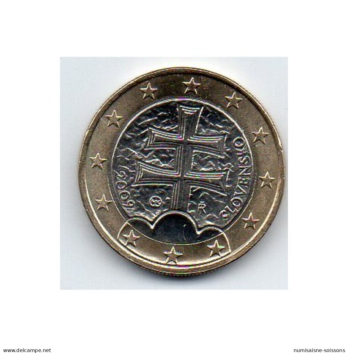 SLOVAQUIE - KM 101 - 1 EURO 2009 - CROIX DOUBLE - SPL - Slowakije