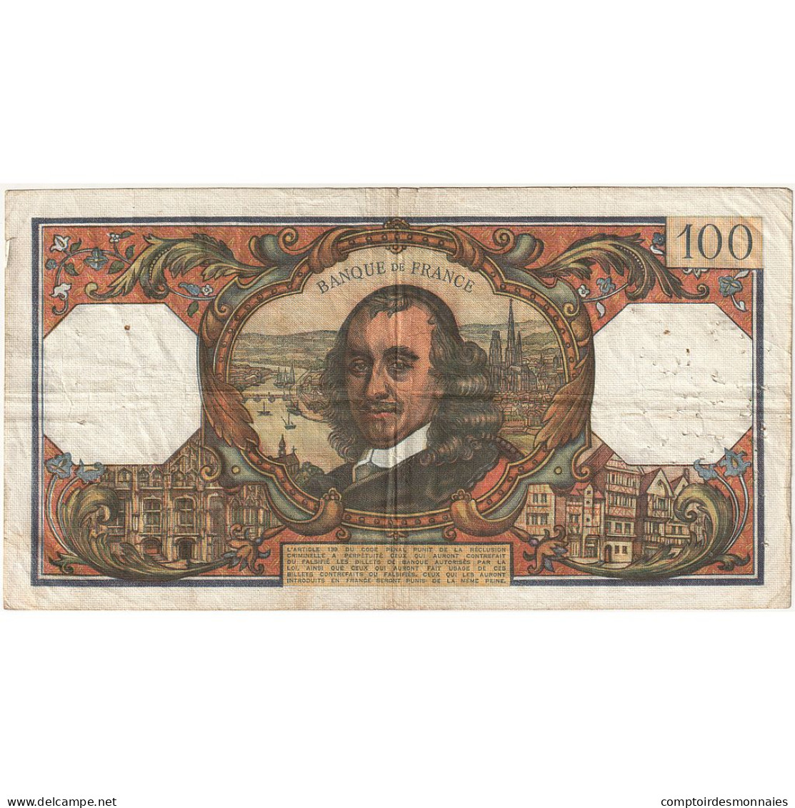 France, 100 Francs, Corneille, 1969, L.415, TB+, Fayette:65.27, KM:149c - 100 F 1964-1979 ''Corneille''