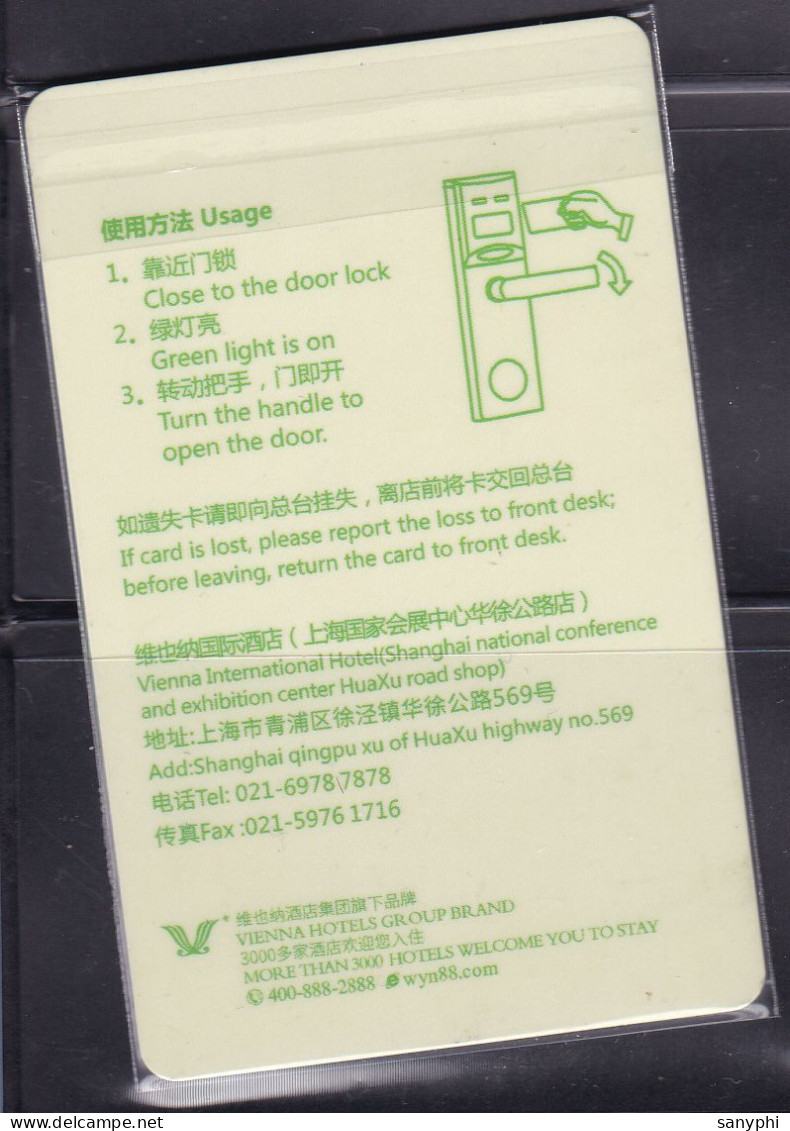 Magnetic Hotel Key-keycards Of China,VIENNA Hotel - Chine