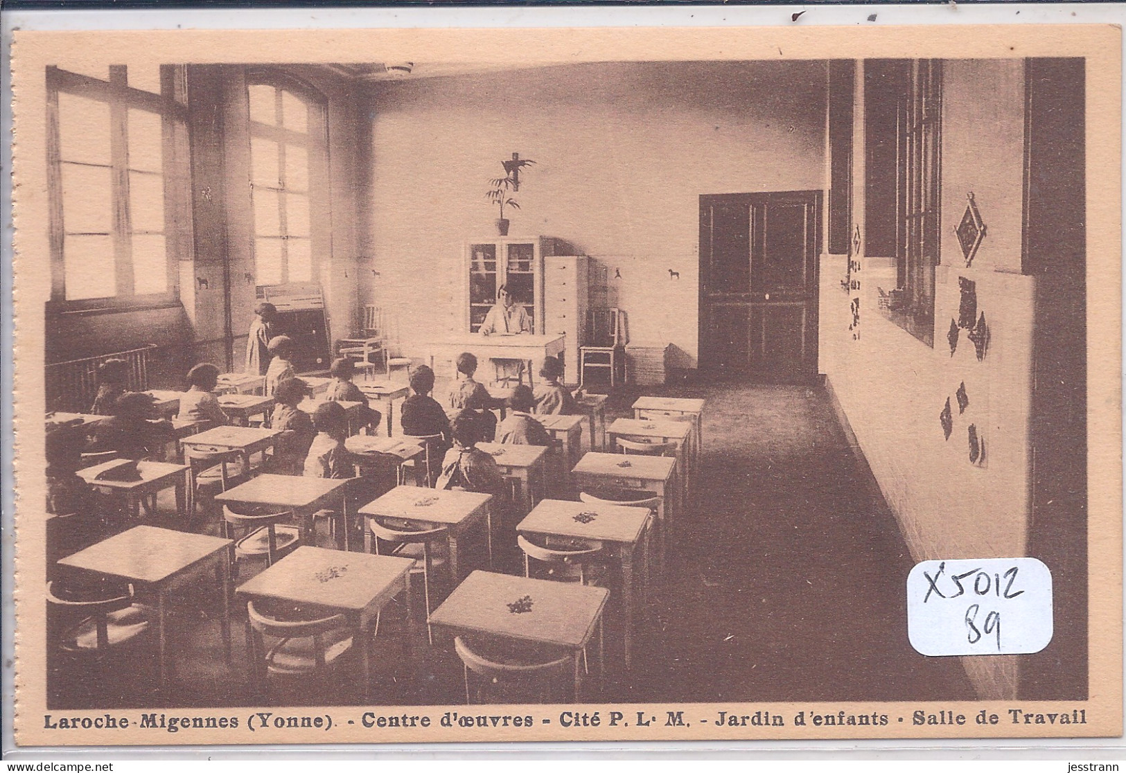 LAROCHE-MIGENNES- CENTRE D OEUVRES- CITEP L M- JARDIN D ENFANTS- SALLE DE TRAVAIL - Migennes