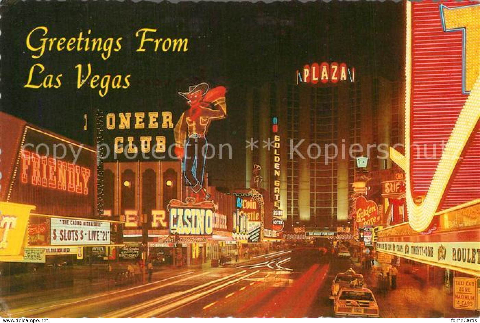 43480624 Las_Vegas_Nevada Downtown At Night - Andere & Zonder Classificatie