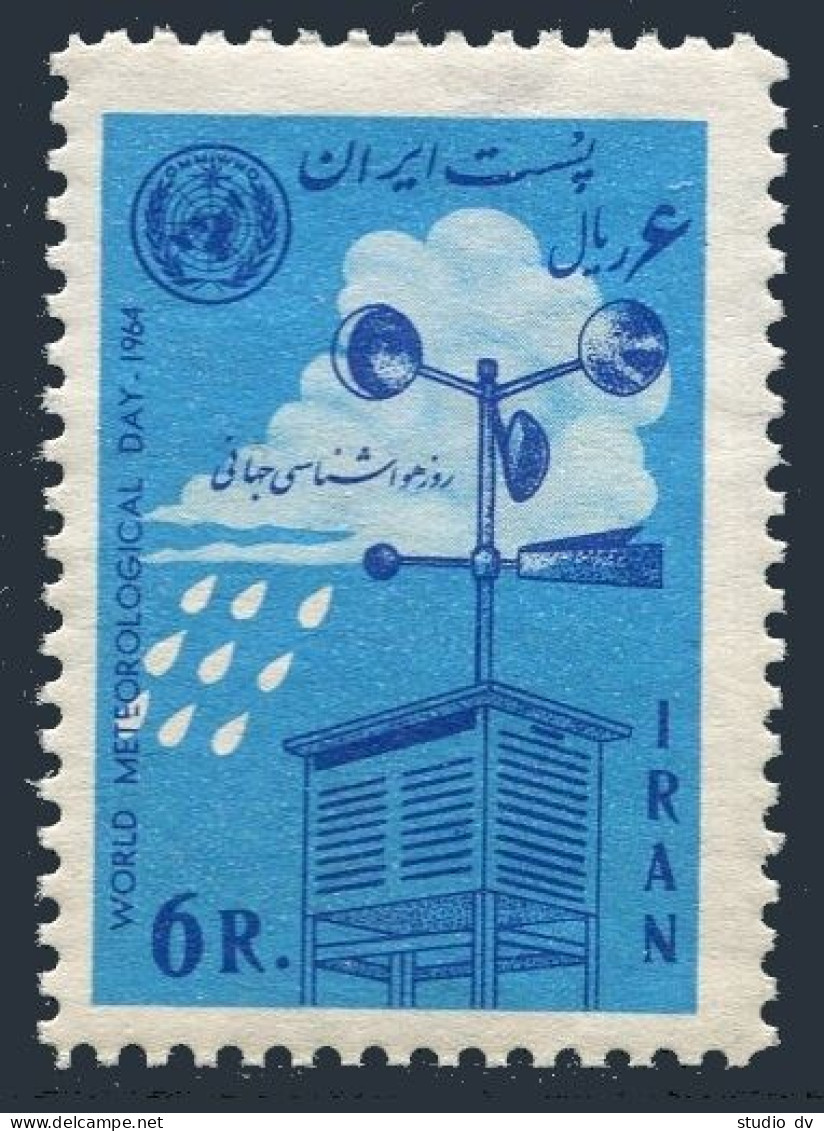 Iran 1285,MNH.Michel 1210. World Meteorological Day,1964. - Iran