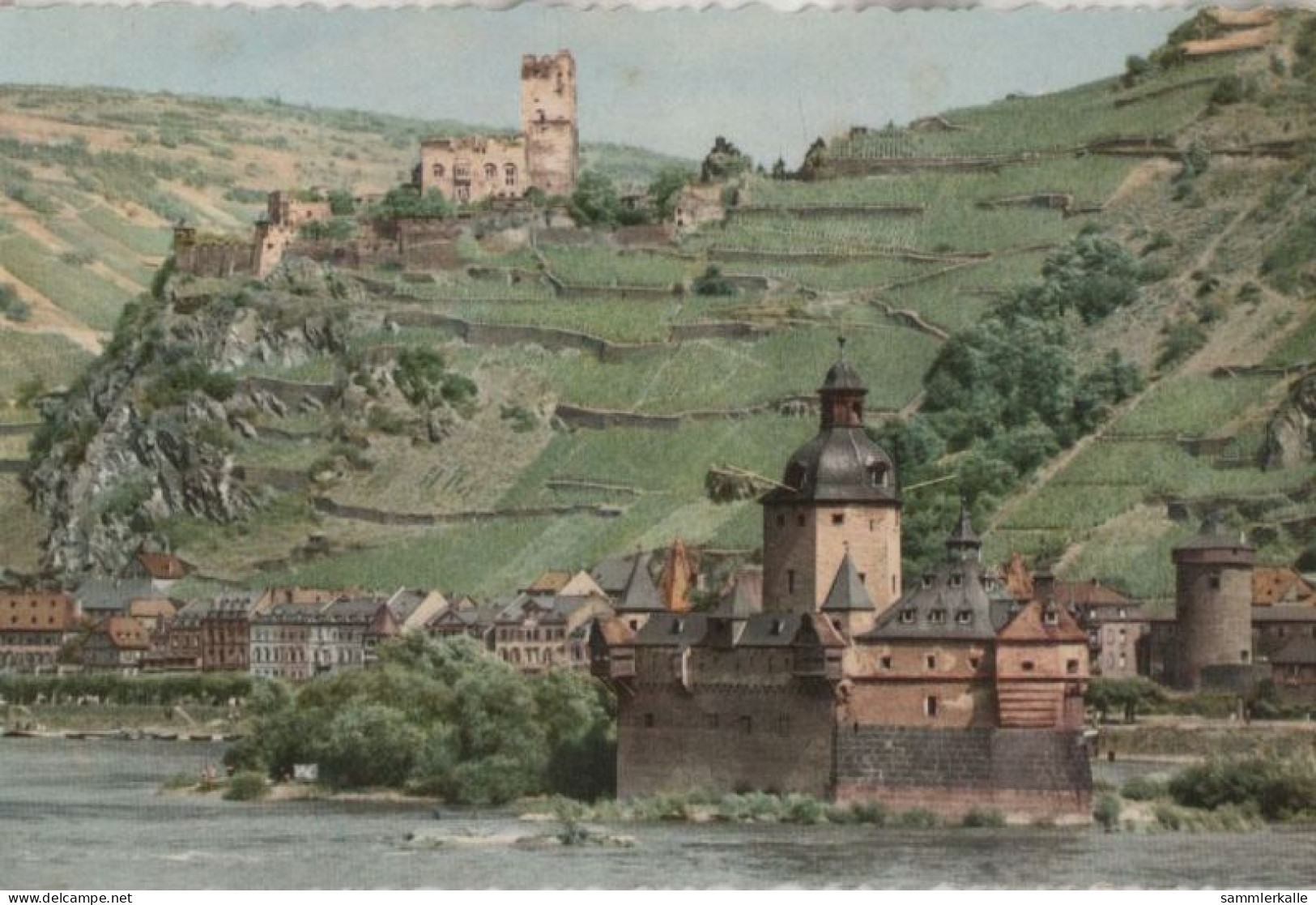 93129 - Kaub - Pfalz Und Burg Gutenfels - Ca. 1960 - Kaub