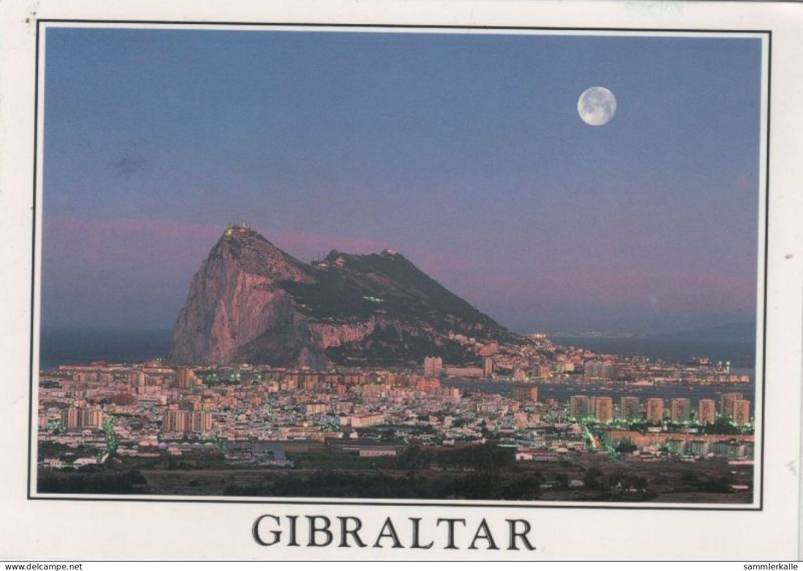 9000934 - Gibraltar - Grossbritannien - Nachtansicht - Gibraltar