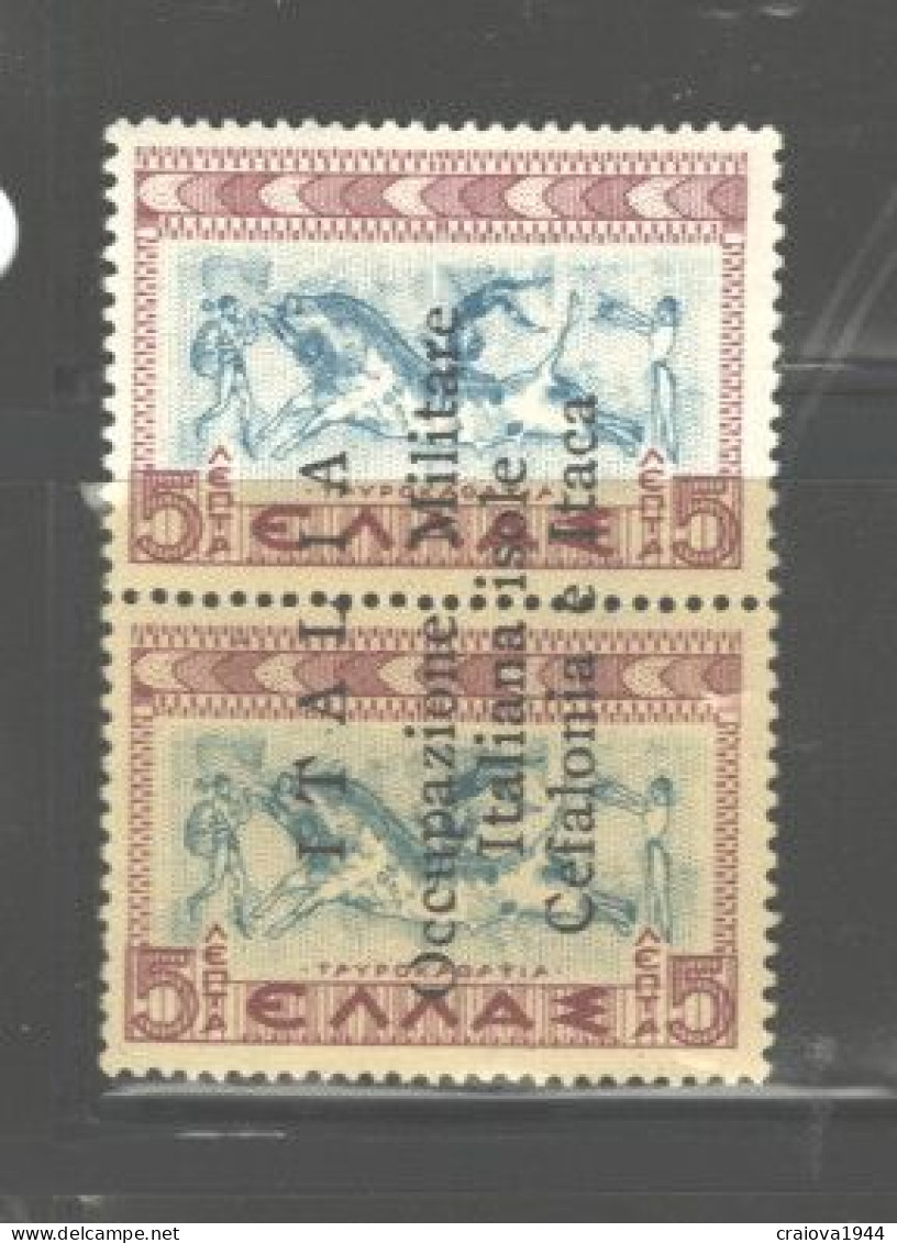 GREECE,1941 "ISSUE FOR CEPHALONIA & ITHACA" #N1 Certf.DROSSOS, MNH - Islas Ionian