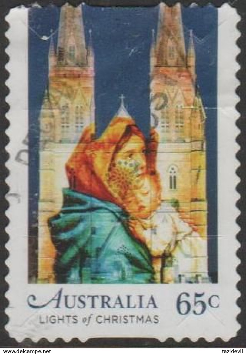 AUSTRALIA - DIE-CUT - USED - 2017 65c Religious Christmas - Lights Of Christmas - Used Stamps