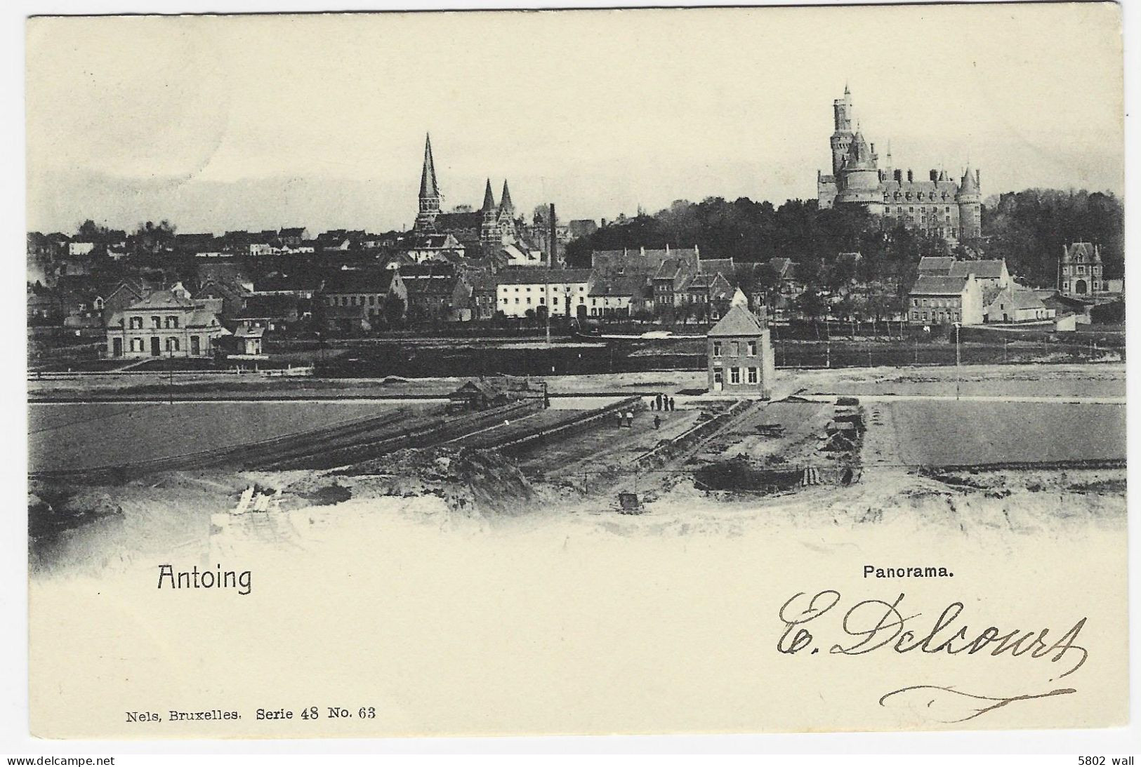 ANTOING : Panorama - 1908 - Antoing